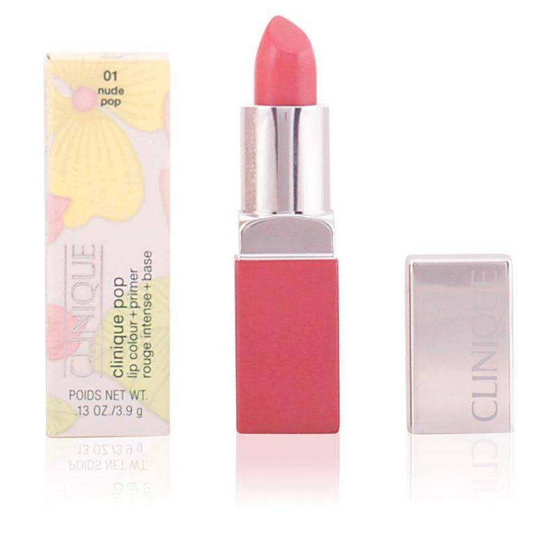 Clinique Women's Pop Lip Color + Primer Lipstick, 01 Nude, 0.13 Ounce