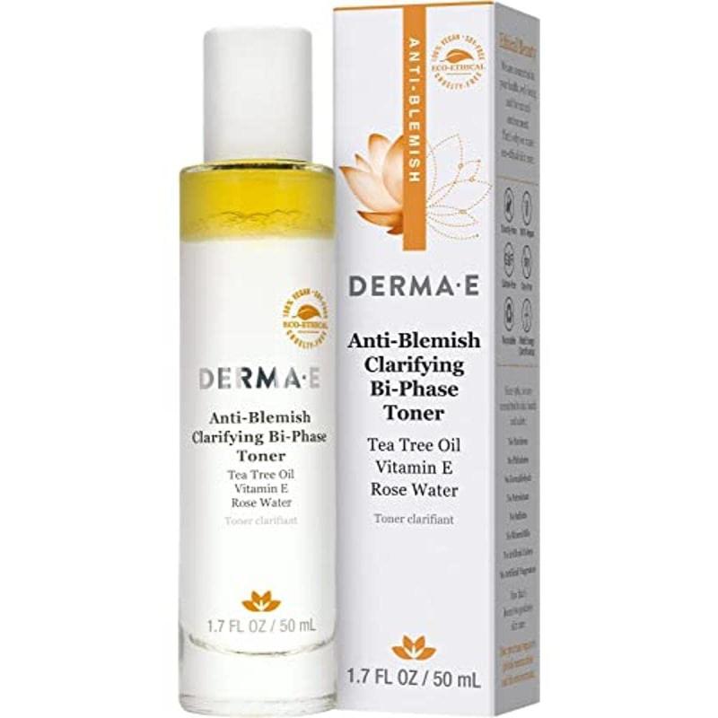 Anti-Blemish Clarifying Bi-Phase Toner by Derma-E for Unisex - 1.7 oz Treatment