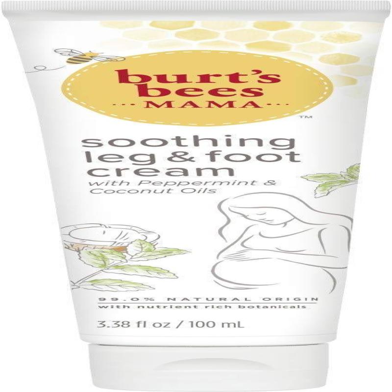 Mama Bee Leg and Foot Creme by Burts Bees for Women - 3.38 oz Cream