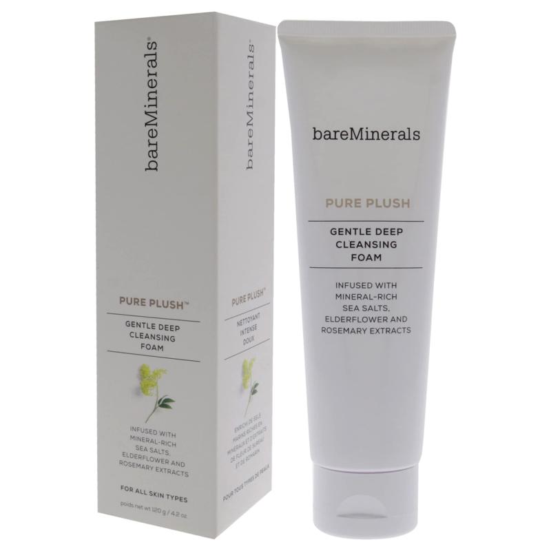 Pure Plush Gentle Deep Cleansing Foam by bareMinerals for Unisex - 4.2 oz Cleanser