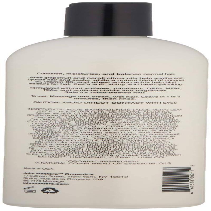 Conditioner with Citrus and Neroli by John Masters Organics for Unisex - 16 oz Conditioner