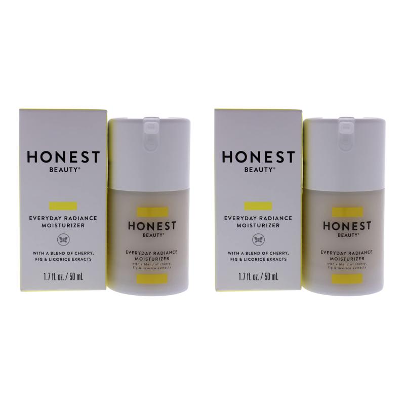 Everyday Radiance Moisturizer by Honest for Women - 1.7 oz Moisturizer - Pack of 2