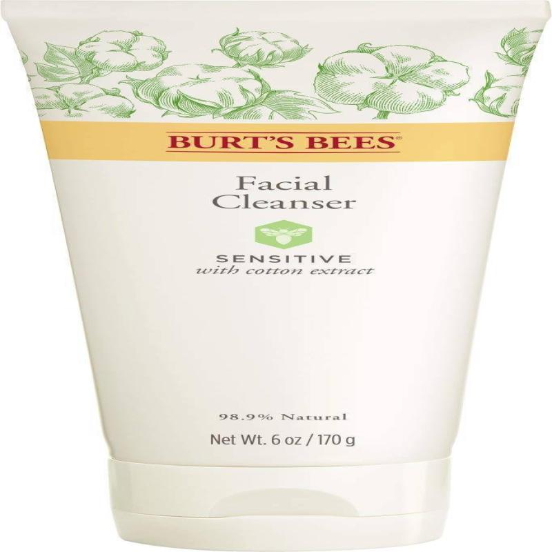 Sensitive Facial Cleanser by Burts Bees for Unisex - 6 oz Cleanser