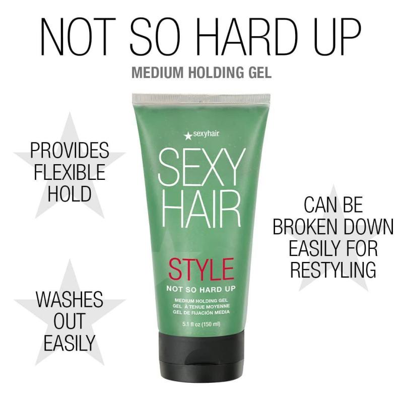 Style Sexy Hair Not So Hard Up Gel by Sexy Hair for Unisex - 5.1 oz Gel