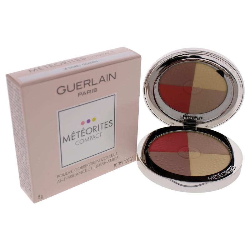 Meteorites Compact Blotting and Lighting Powder - 4 Golden by Guerlain for Women - 0.28 oz Powder