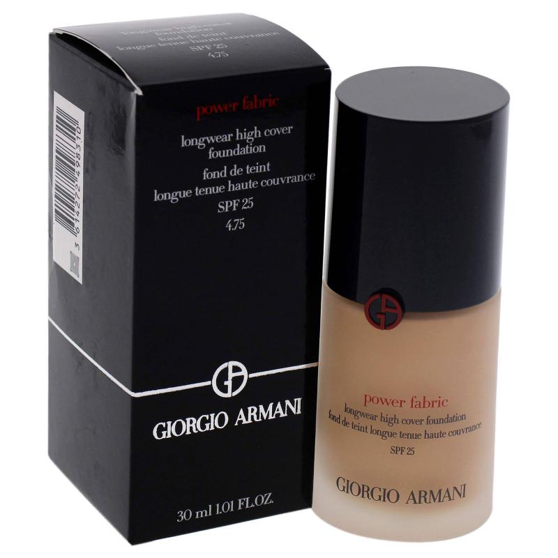 Giorgio Armani Power Fabric Longwear High Cover Foundation SPF 25 - 4.75 Women Foundation 1 oz