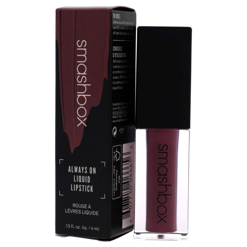 Always On Liquid Lipstick - Spoiler Alert by Smashbox for Women - 0.13 oz Lipstick