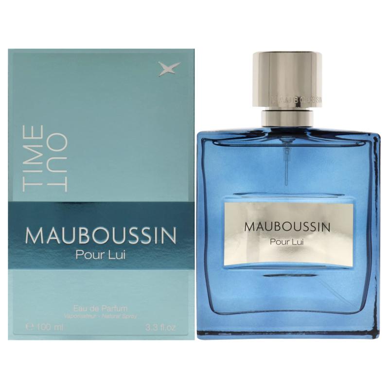 Mauboussin Pour Lui Time Out by Mauboussin for Men - 3.3 oz EDP Spray