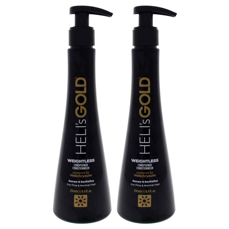 Weightless Conditioner by Helis Gold for Unisex - 8.4 oz Conditioner - Pack of 2