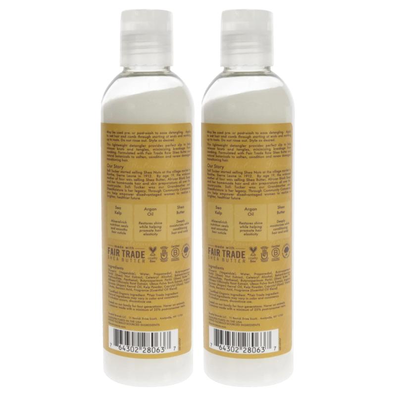 Raw Shea Butter Extra-Moisture Detangler - Pack of 2 by Shea Moisture for Unisex - 8 oz Detangler