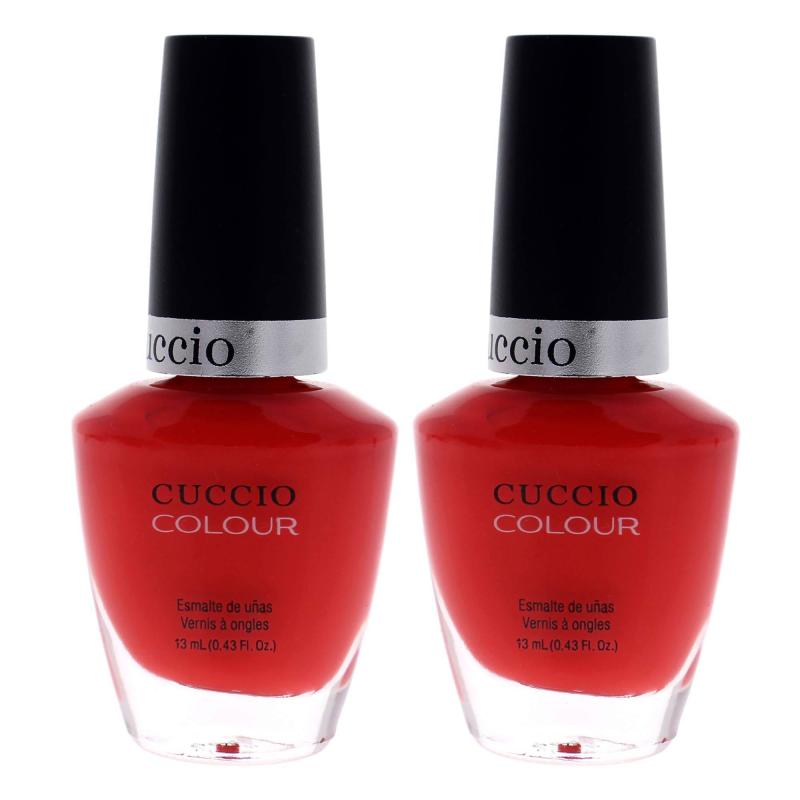 Colour Nail Polish - Chillin In Chile by Cuccio Colour for Women - 0.43 oz Nail Polish - Pack of 2