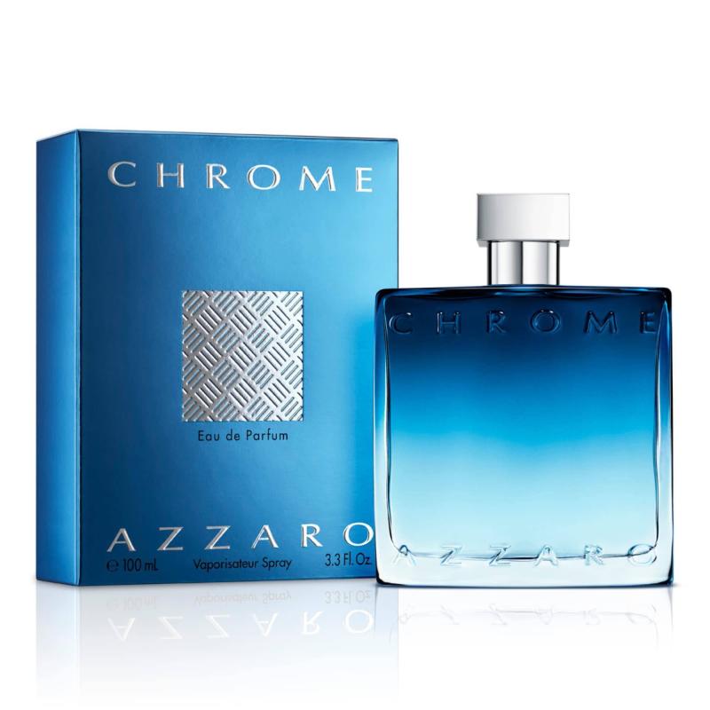 Azzaro Chrome Eau de Parfum - Mens Cologne - Fougere, Aromatic &amp; Woody Fragrance, 3.4 Fl Oz