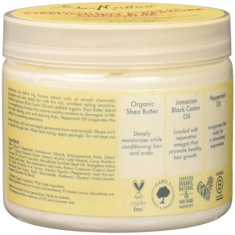 Jamaican Black Castor Oil Strengthen and Restore Smoothie Cream by Shea Moisture for Unisex - 11.5 oz Cream