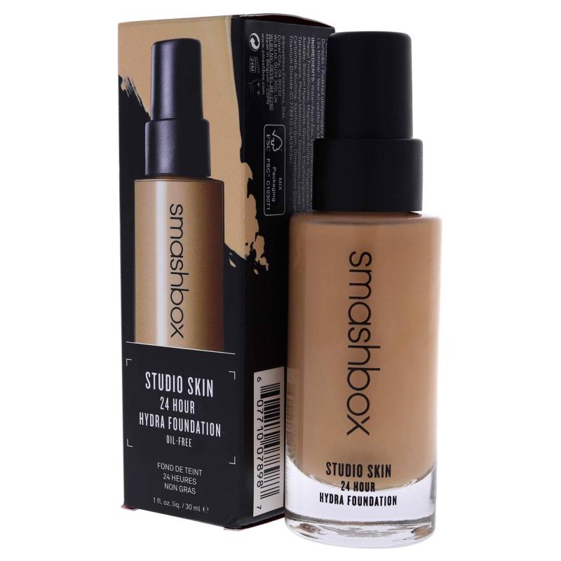 Studio Skin 24 Hour Wear Hydrating Foundation - 2.22 Light-Medium With Neutral Olive Undertone by Smashbox for Women - 1 oz Foundation