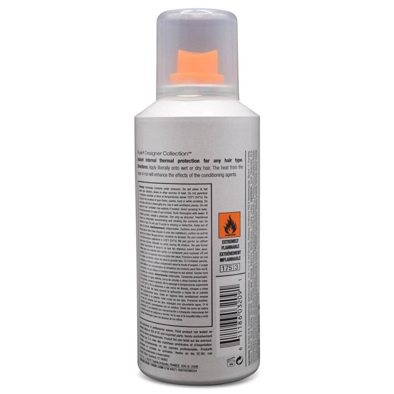 Thermal Shine Spray by Rusk for Unisex - 4.4 oz Hair Spray