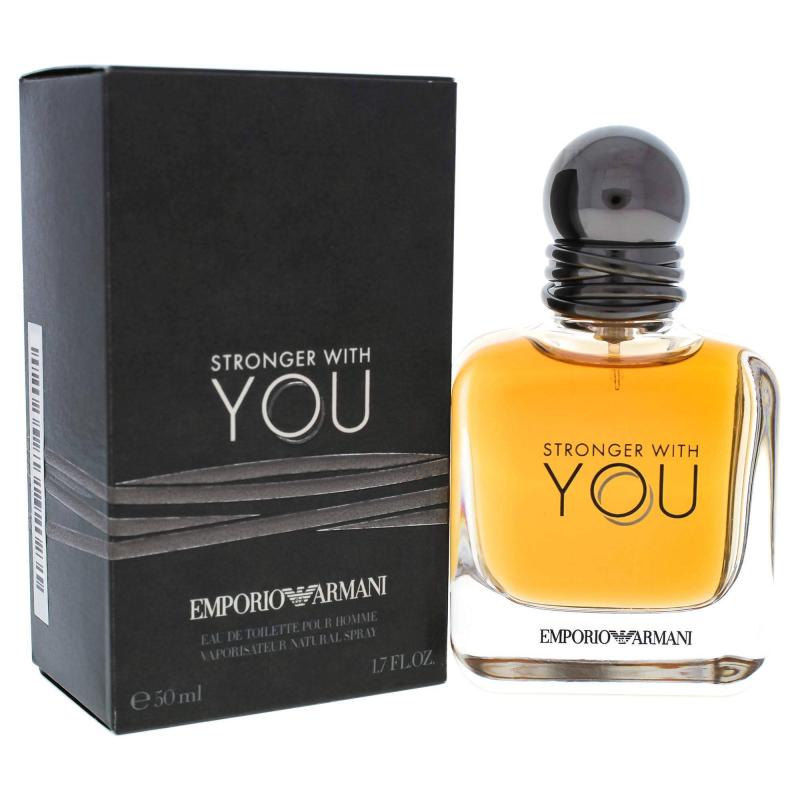 Emporio Armani Stronger With You for Men Eau de Toilette Spray, 1.7 oz