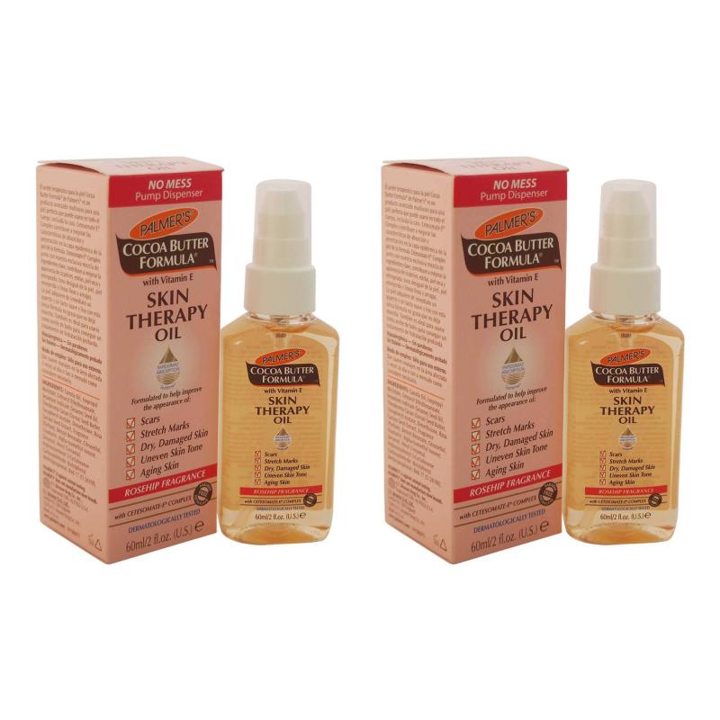 Cocoa Butter Formula Skin Therapy Oil With Vitamin E - Rosehip Fragrance - Pack of 2 by Palmers for Women - 2 oz Oil