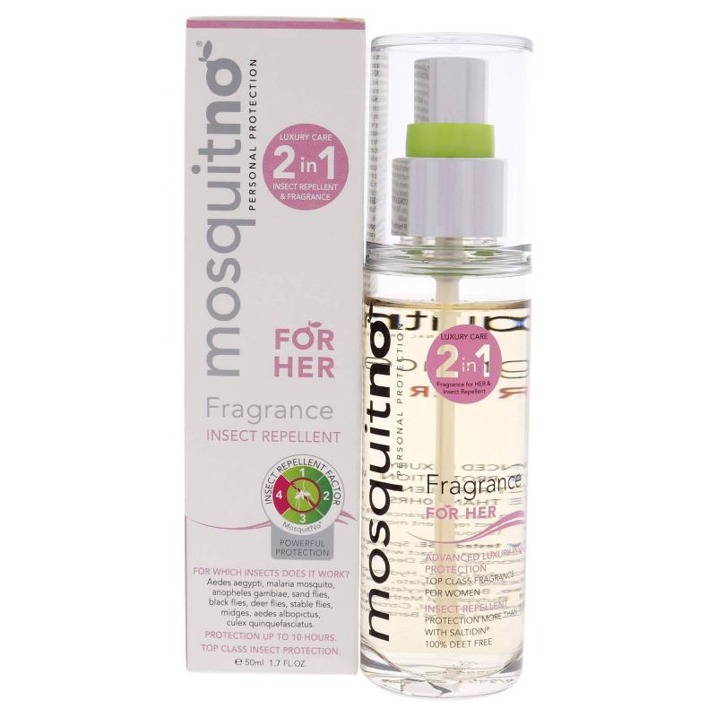 Mosquitno Fragrance Her by Mosquitno for Women - 1.7 oz Body Spray