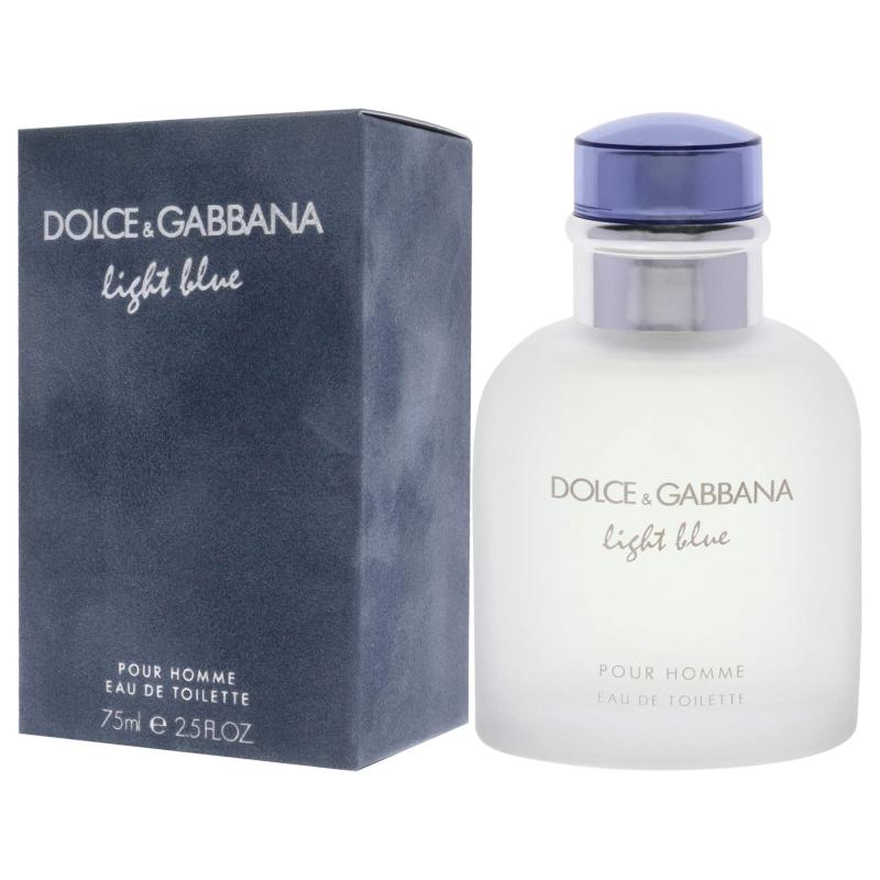 DOLCE &amp; GABBANA LIGHT BLUE 2.5 EAU DE TOILETTE SPRAY FOR MEN