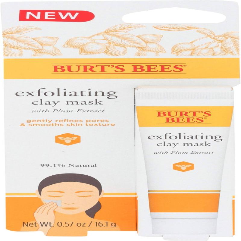 Exfoliating Clay Mask by Burts Bees for Unisex - 0.57 oz Mask