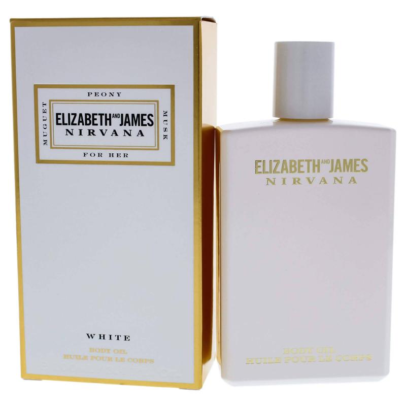 Nirvana White Body Oil by Elizabeth and James for Women - 3.4 oz Oil