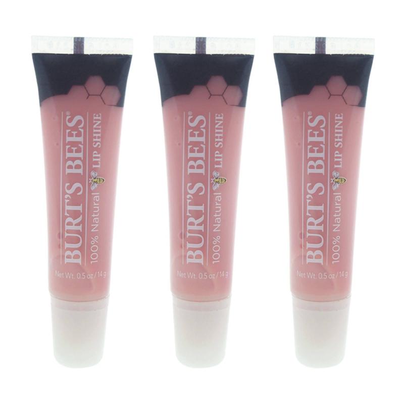 Burts Bees Lip Shine - 010 Whisper by Burts Bees for Women - 0.5 oz Lip Gloss - Pack of 3