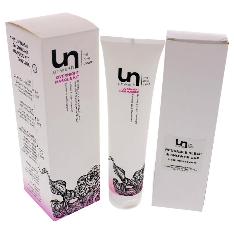 Overnight Hair Mask by Unwash for Unisex - 5.1 oz Masque