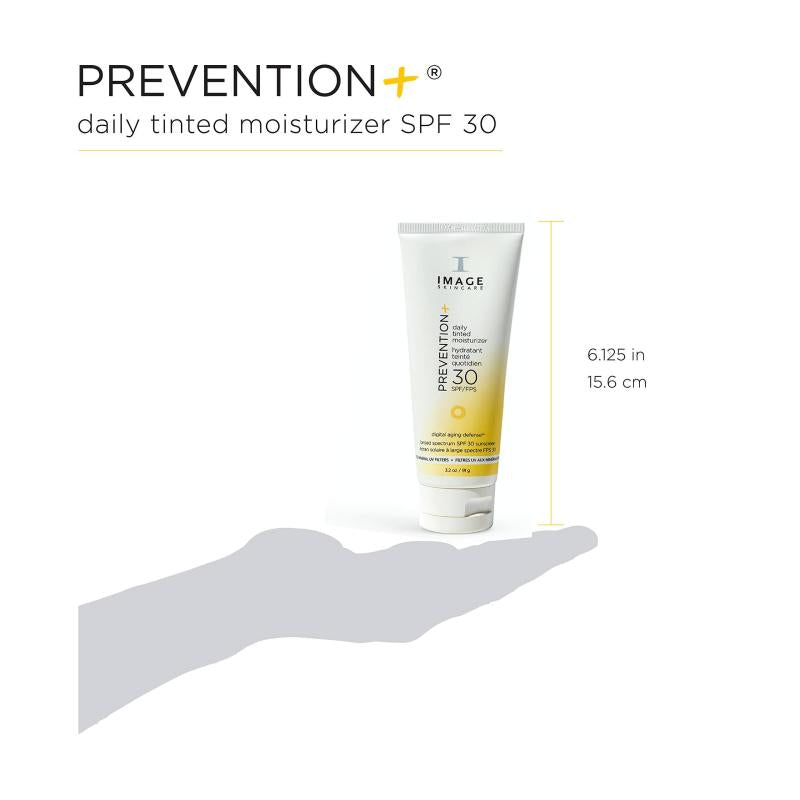 IMAGE Skincare Prevention Daily Tinted SPF 30 Moisturizer, Multi, 3.2 Ounce