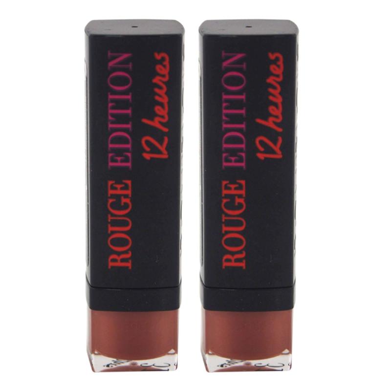 Bourjois Rouge Edition 12 Hours - 31 Beige Shooting Lipstick Women 0.12 oz Pack of 2