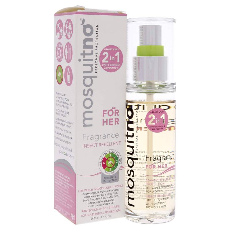 Mosquitno Fragrance Her by Mosquitno for Women - 1.7 oz Body Spray