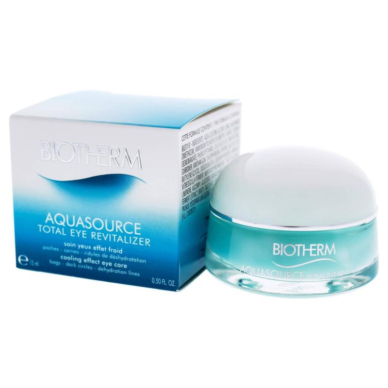 Aquasource Total Eye Revitalizer by Biotherm for Unisex - 0.5 oz Cream