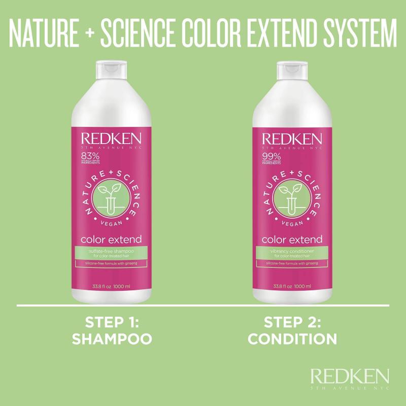 Nature Plus Science Color Extend Conditioner by Redken for Unisex - 33.8 oz Conditioner