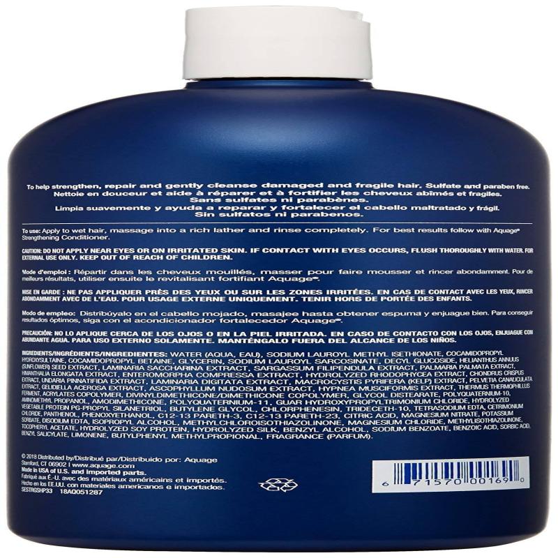 Seaextend Ultimate Colorcare with Thermal-V Strengthening Shampoo by Aquage for Unisex - 33.8 oz Shampoo