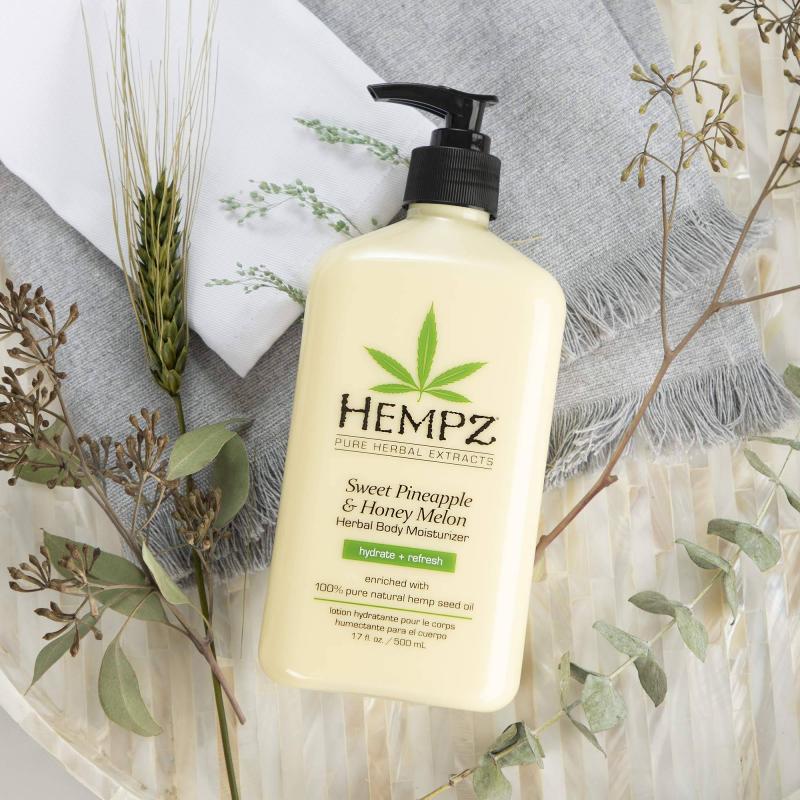 Sweet Pineapple and Honey Melon Herbal Body Moisturizer by Hempz for Unisex - 17 oz Moisturizer