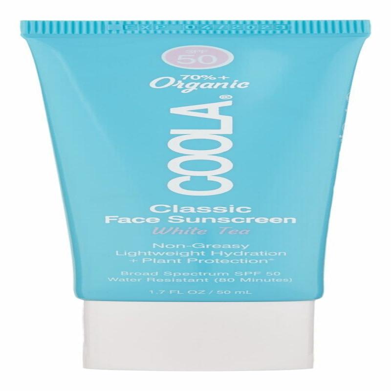 COOLA Classic Face Organic Sunscreen Lotion SPF 50 White Tea - 1.7 oz