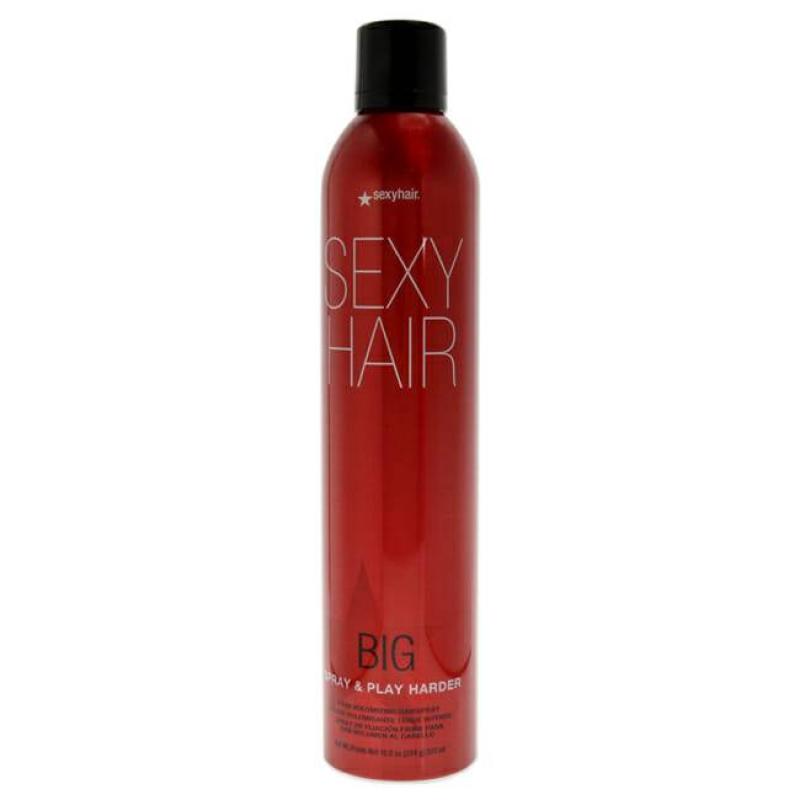 Big Sexy Hair Spray and Play Harder by Sexy Hair for Unisex - 10 oz Hair Spray