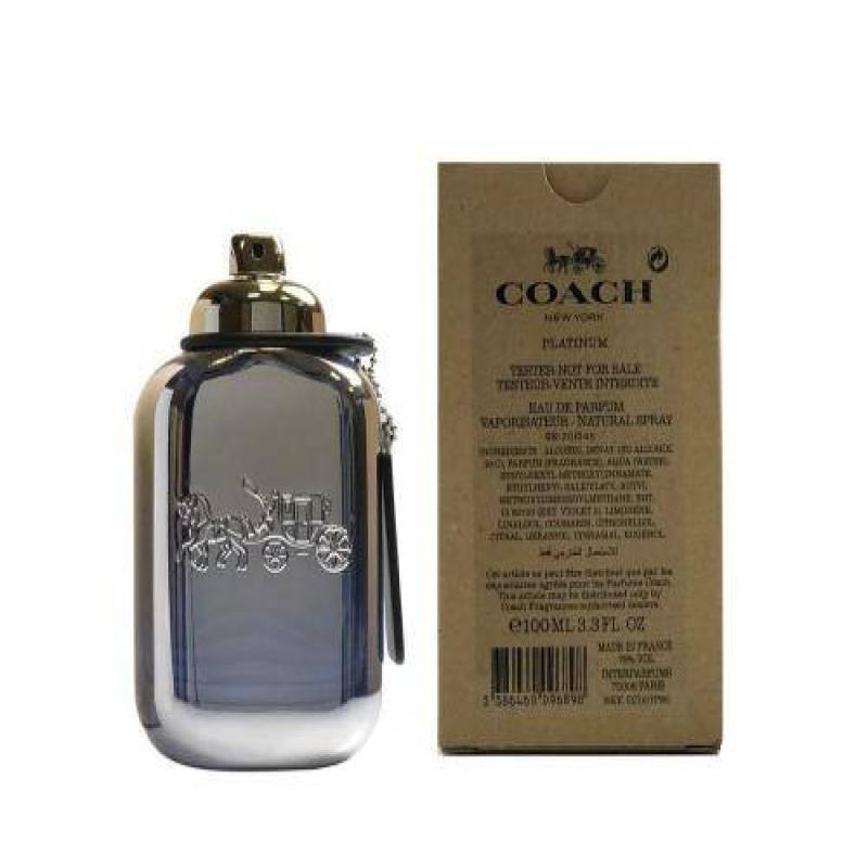 COACH NEW YORK PLATINUM TESTER 3.3 EDP SP FOR MEN