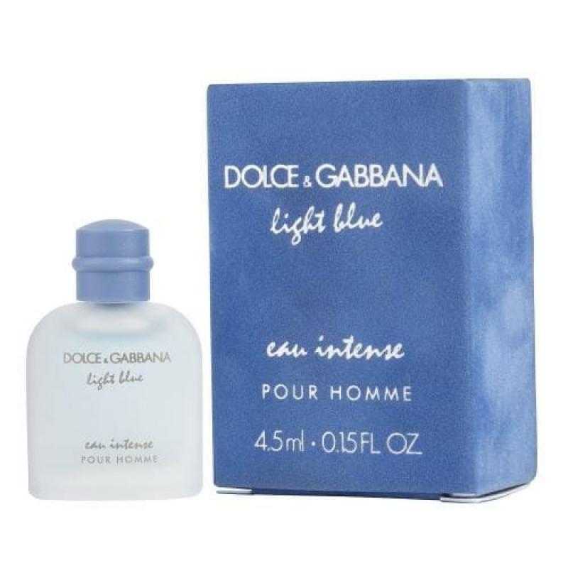 Dolce &amp; Gabbana Light Blue Eau Intense 0.15 Oz Eau De Parfum Mini For Men