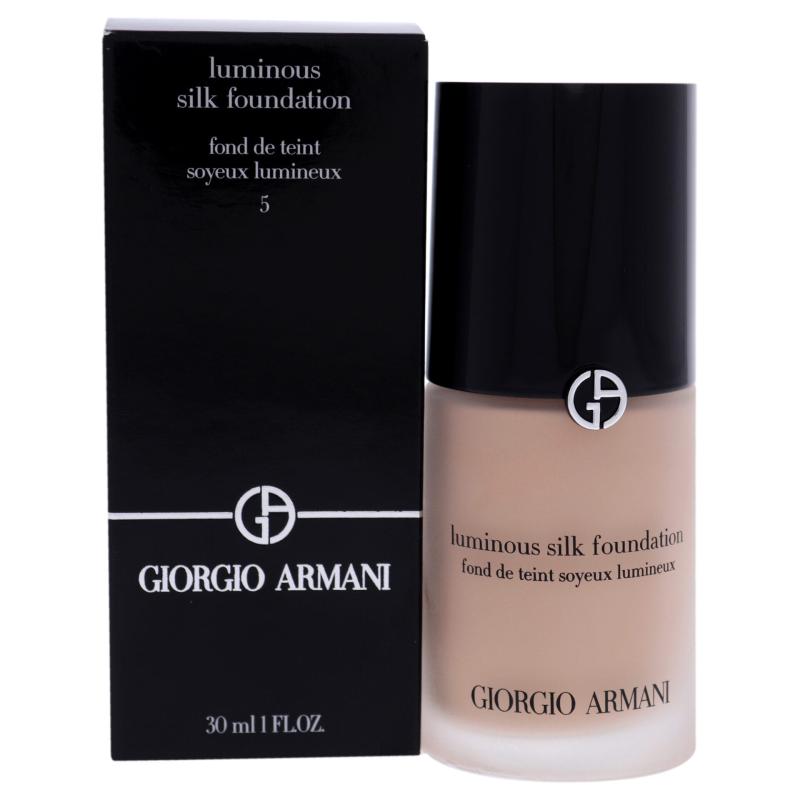 Luminous Silk Foundation - 5 Medium Neutral by Giorgio Armani for Women - 1 oz Foundation