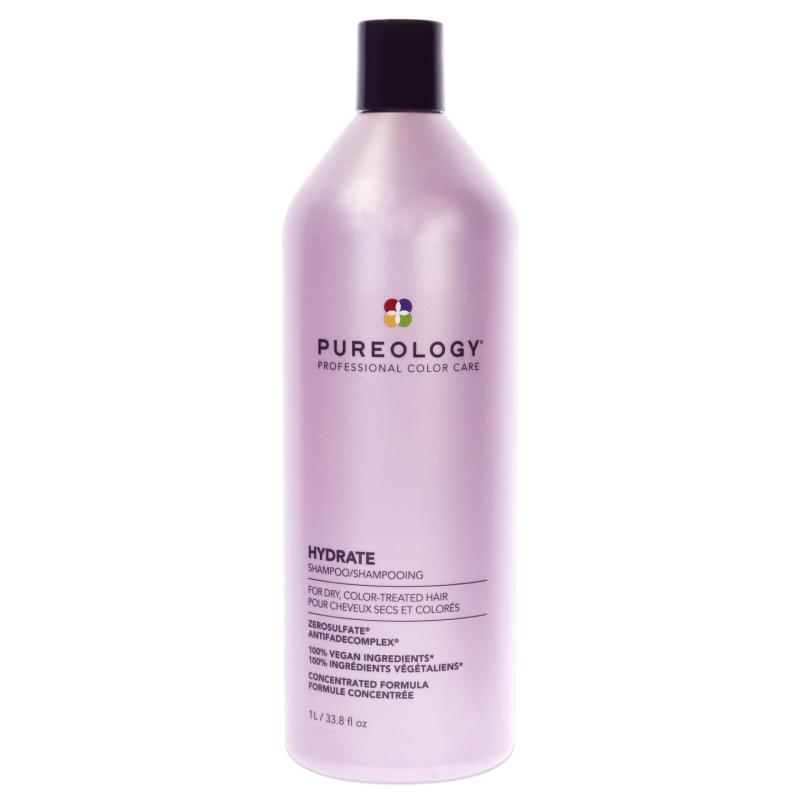 Hydrate Shampoo by Pureology for Unisex - 1 Liter Shampoo