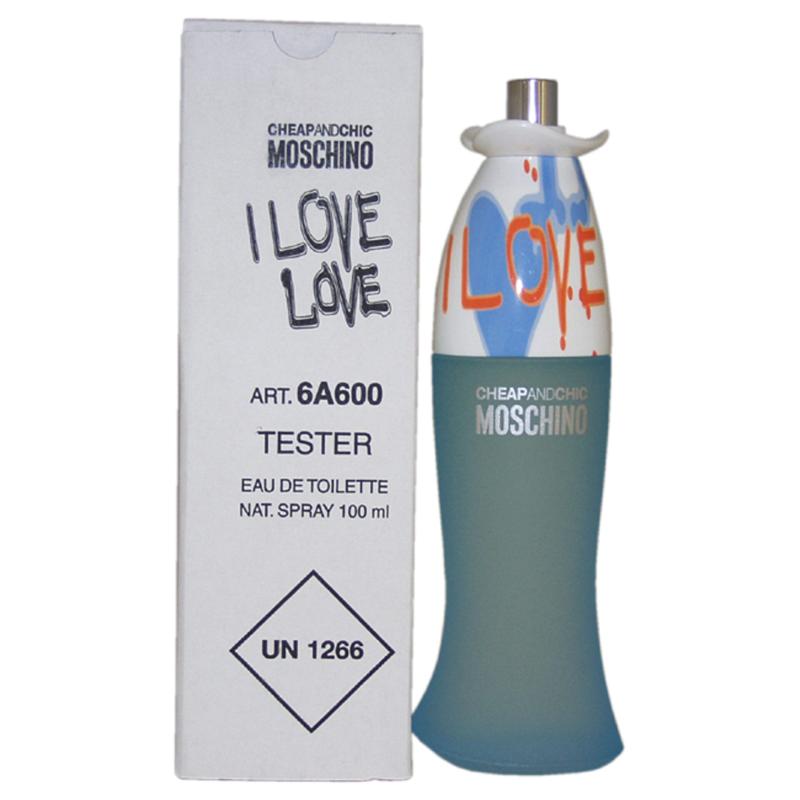 I Love Love Cheap And Chic by Moschino for Women - 3.4 oz EDT Spray (Tester)