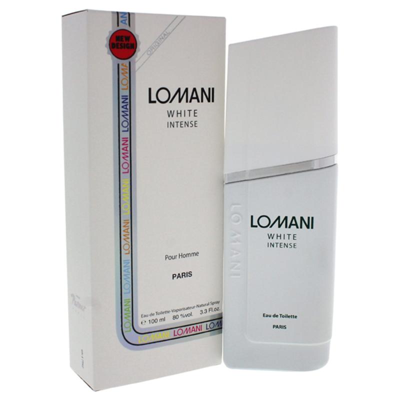 Lomani White Intense by Lomani for Men - 3.3 oz EDT Spray