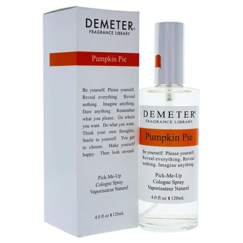 Pumpkin Pie by Demeter for Unisex - 4 oz Cologne Spray