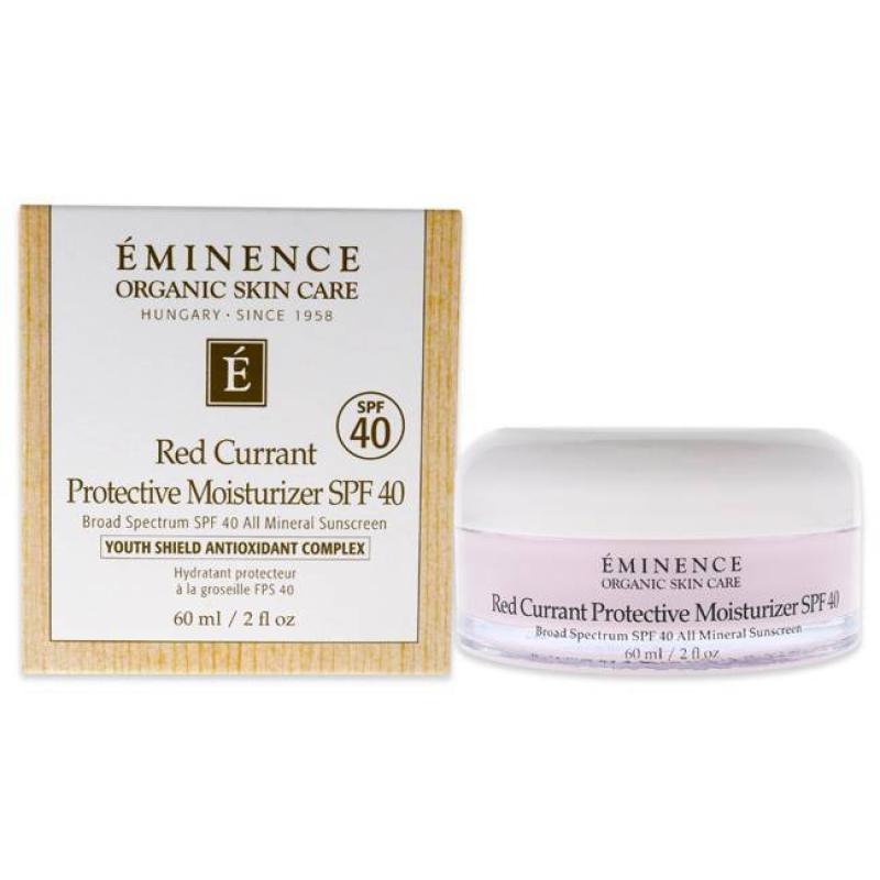 Red Currant Protective Moisturizer SPF 40 by Eminence for Unisex - 2 oz Sunscreen