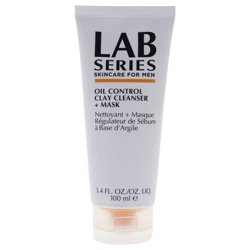 Oil Control Clay Cleanser Plus Mask by Lab Series for Men - 3.4 oz Mask