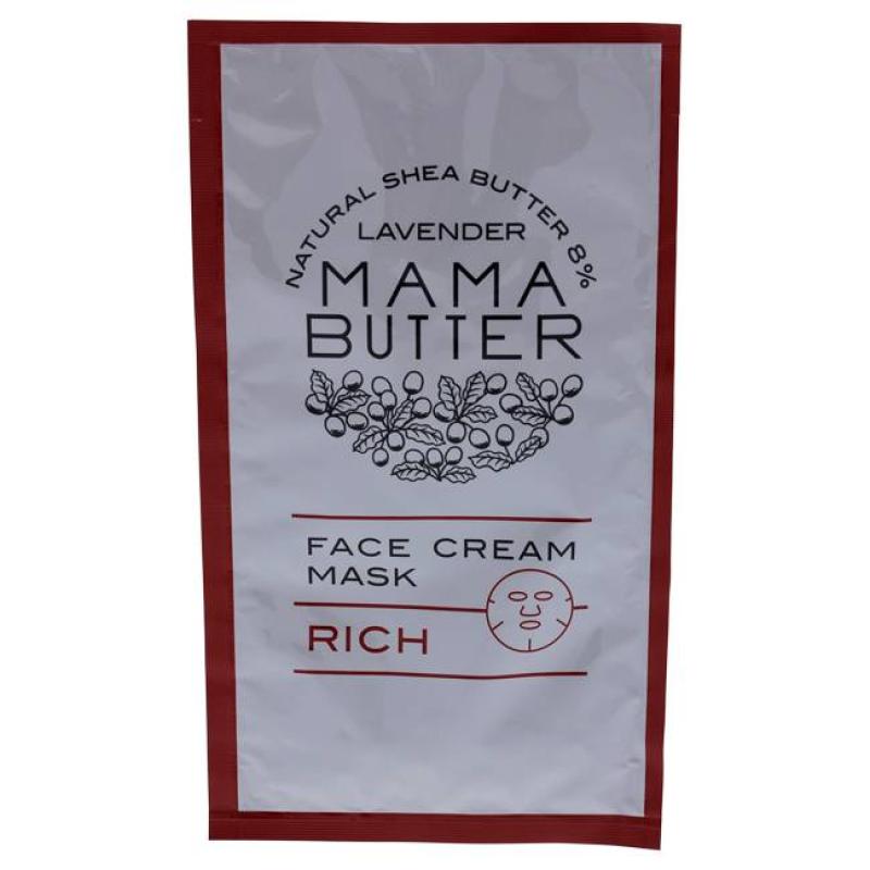 Face Cream Mask - Rich by Mama Butter for Women - 1 Pc Mask