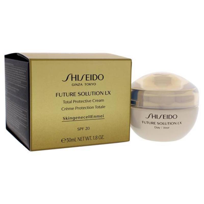 Future Solution LX Total Protective Cream SPF 20 by Shiseido for Unisex - 1.8 oz Cream