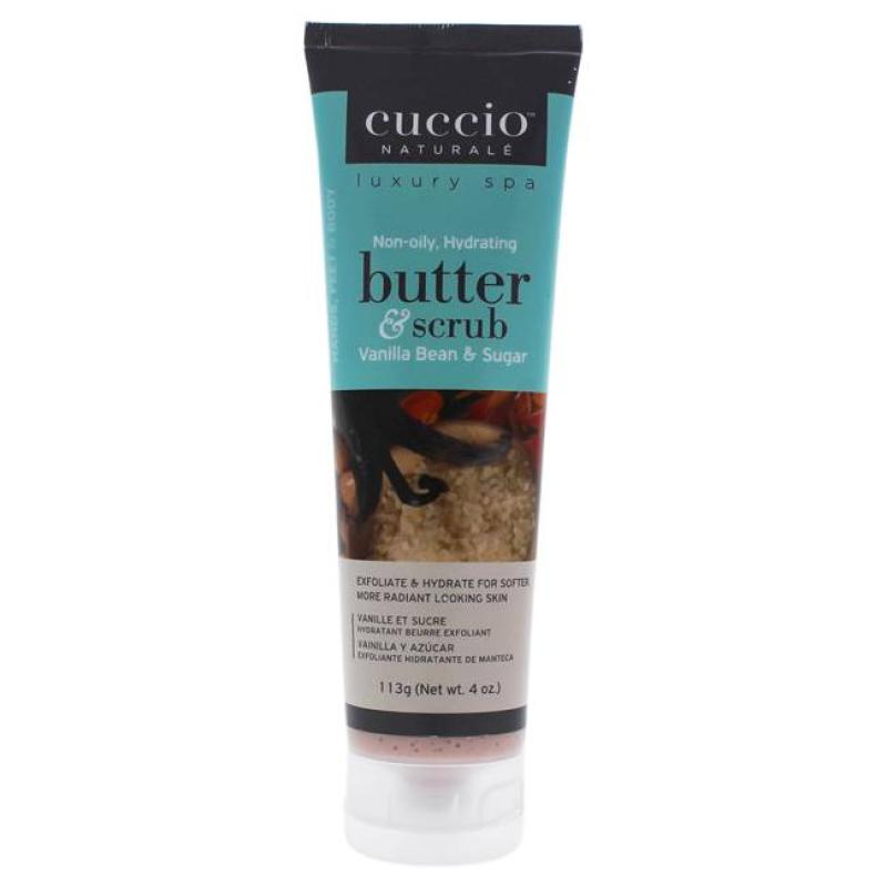 Butter and Scrub - Vanilla Bean and Sugar by Cuccio Naturale for Unisex - 4 oz Scrub