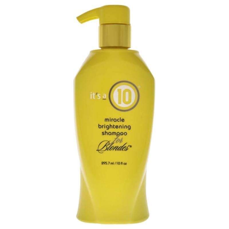 Miracle Brightening Shampoo For Blondes by Its A 10 for Unisex - 10 oz Shampoo