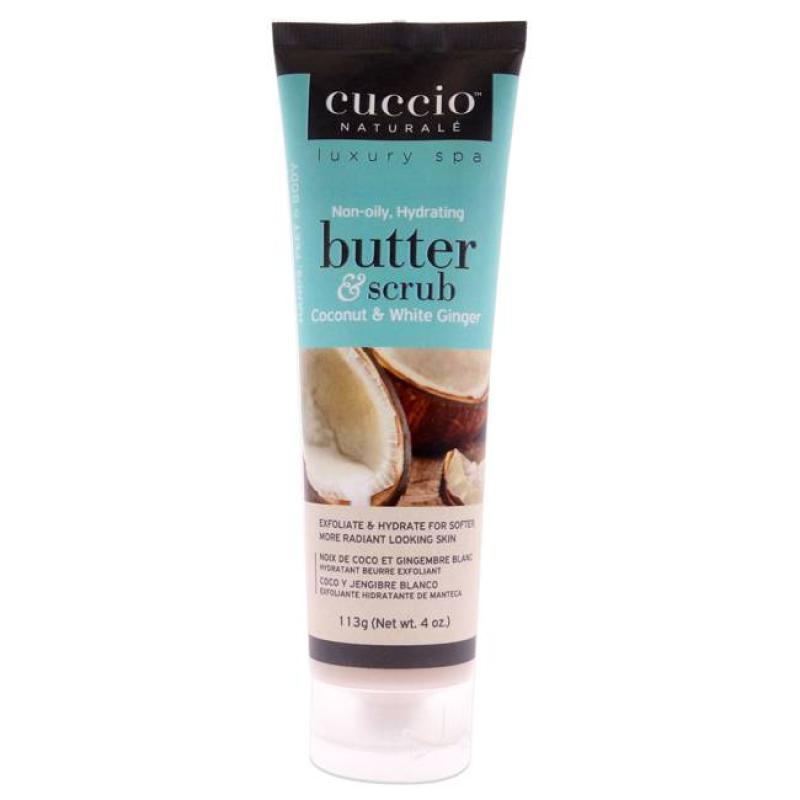 Butter and Scrub - Coconut and White Ginger by Cuccio Naturale for Unisex - 4 oz Scrub